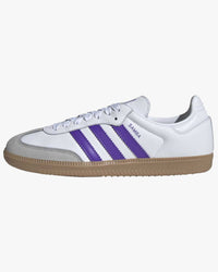 Adidas Womens Samba OG - Cloud White / Purple Rush | Adidas Originals Trainers | JEANSTORE