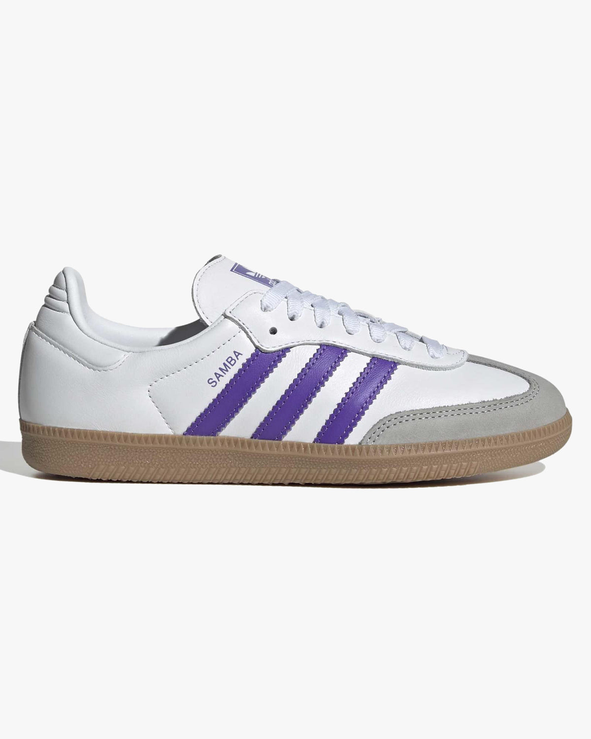 Adidas Womens Samba OG - Cloud White / Purple Rush | Adidas Originals Trainers | JEANSTORE