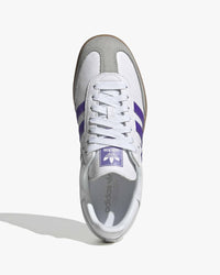 Adidas Womens Samba OG - Cloud White / Purple Rush | Adidas Originals Trainers | JEANSTORE