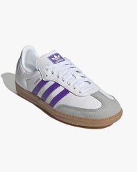 Adidas Womens Samba OG - Cloud White / Purple Rush | Adidas Originals Trainers | JEANSTORE