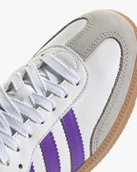 Adidas Womens Samba OG - Cloud White / Purple Rush | Adidas Originals Trainers | JEANSTORE