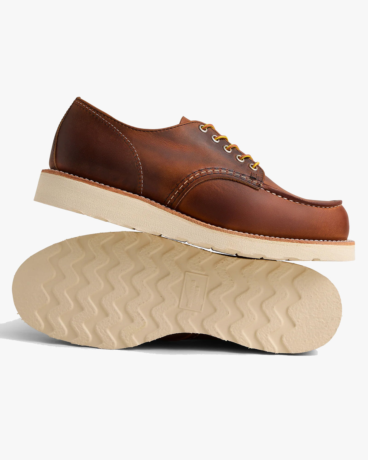 Red Wing 8077 Shop Moc Oxford Shoe - Copper Rough & Tough
