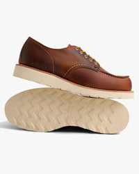 Red Wing 8077 Shop Moc Oxford Shoe - Copper Rough & Tough