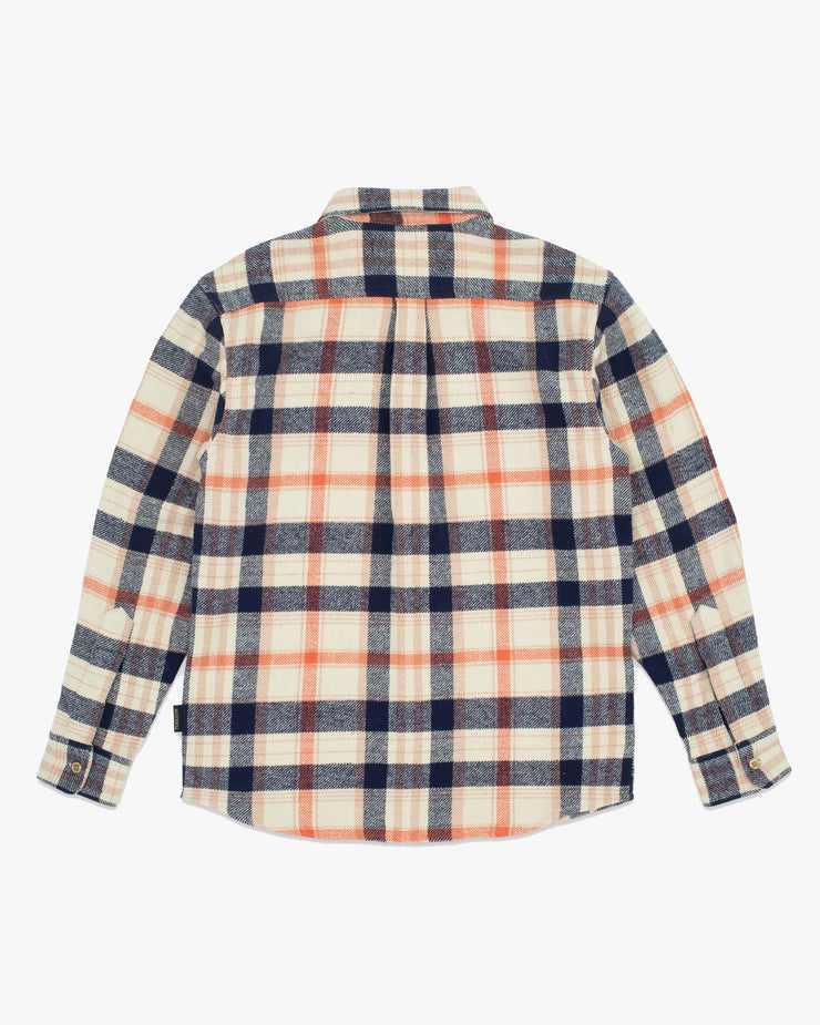 Pendleton Big Pocket Check Shirt - Silver Lining / Orange
