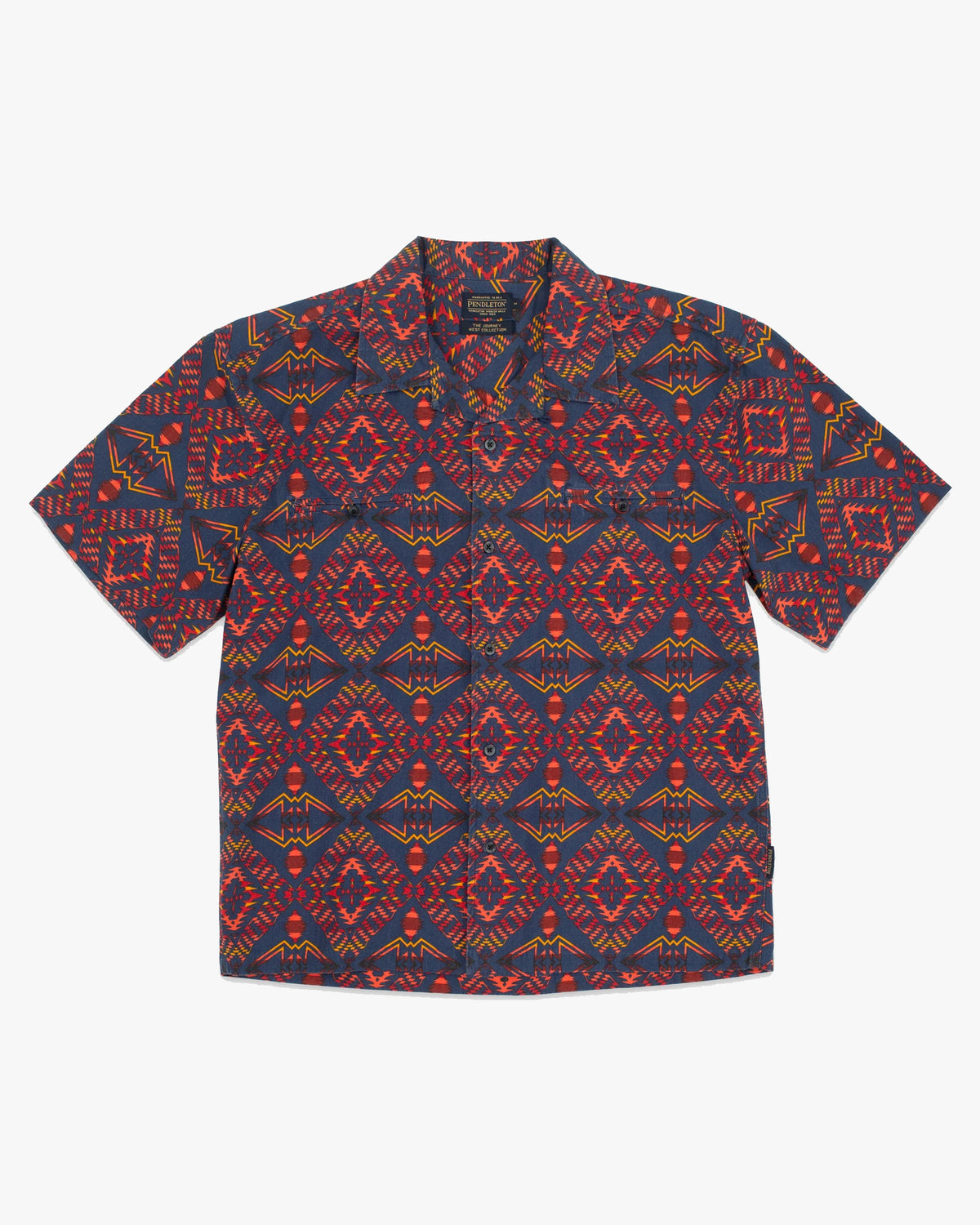 Pendleton Two Pocket Camp Shirt - Thunder Earthquake Navy | Pendleton Shirts | JEANSTORE