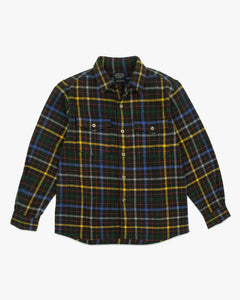 Pendleton Big Pocket Check Shirt - Peat Green