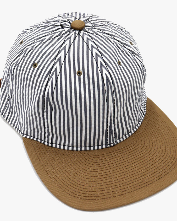 Poten Stripe Sucker Cap - Black / White