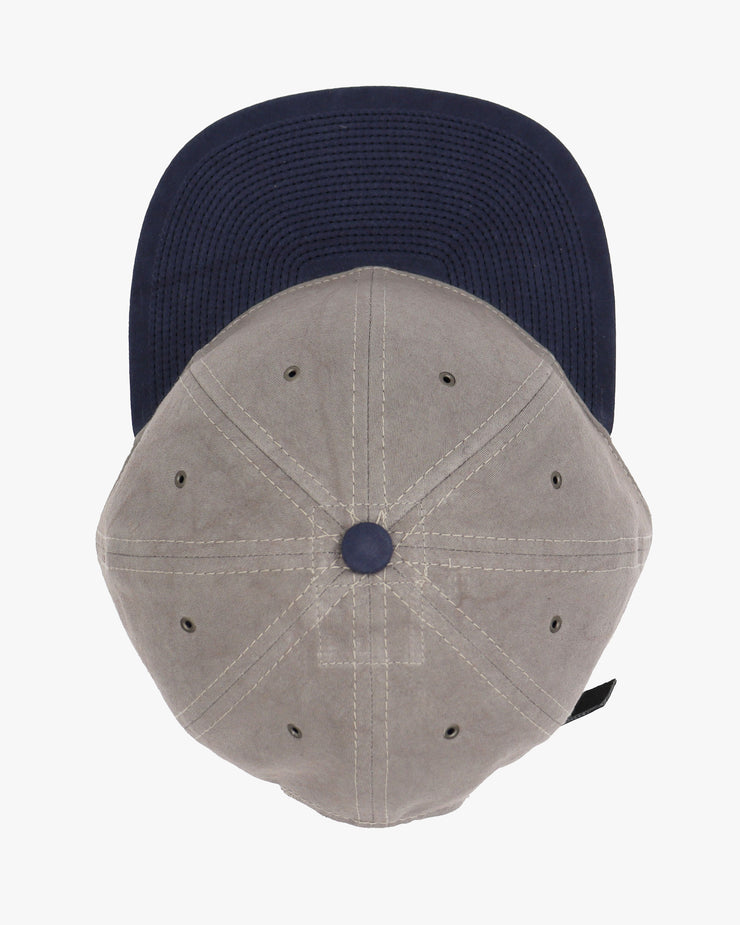 Poten Cotton Washer Cap - Grey / Navy