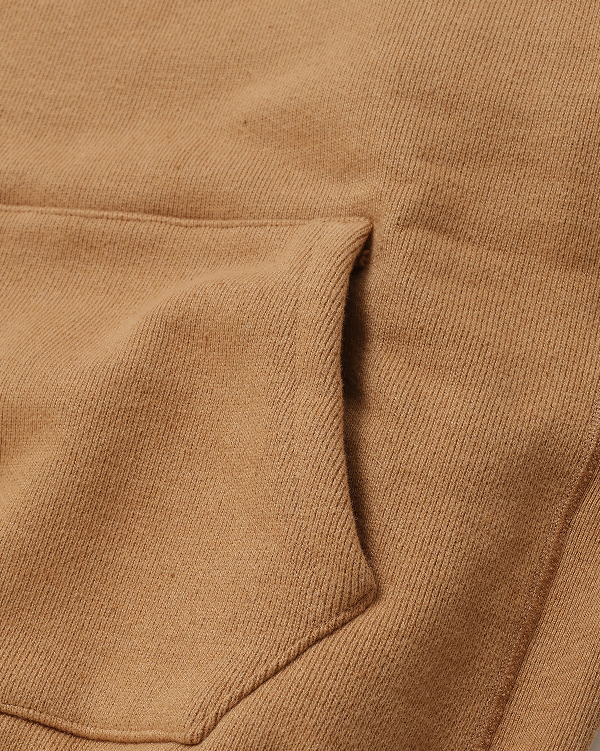 Wonder Looper 825gsm Double Heavyweight French Terry Foxfibre® Pullover Hoodie - Coyote 80 | Wonder Looper Sweaters & Knitwear | JEANSTORE