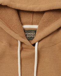 Wonder Looper 825gsm Double Heavyweight French Terry Foxfibre® Pullover Hoodie - Coyote 80 | Wonder Looper Sweaters & Knitwear | JEANSTORE