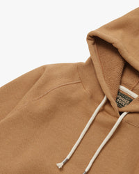Wonder Looper 825gsm Double Heavyweight French Terry Foxfibre® Pullover Hoodie - Coyote 80 | Wonder Looper Sweaters & Knitwear | JEANSTORE