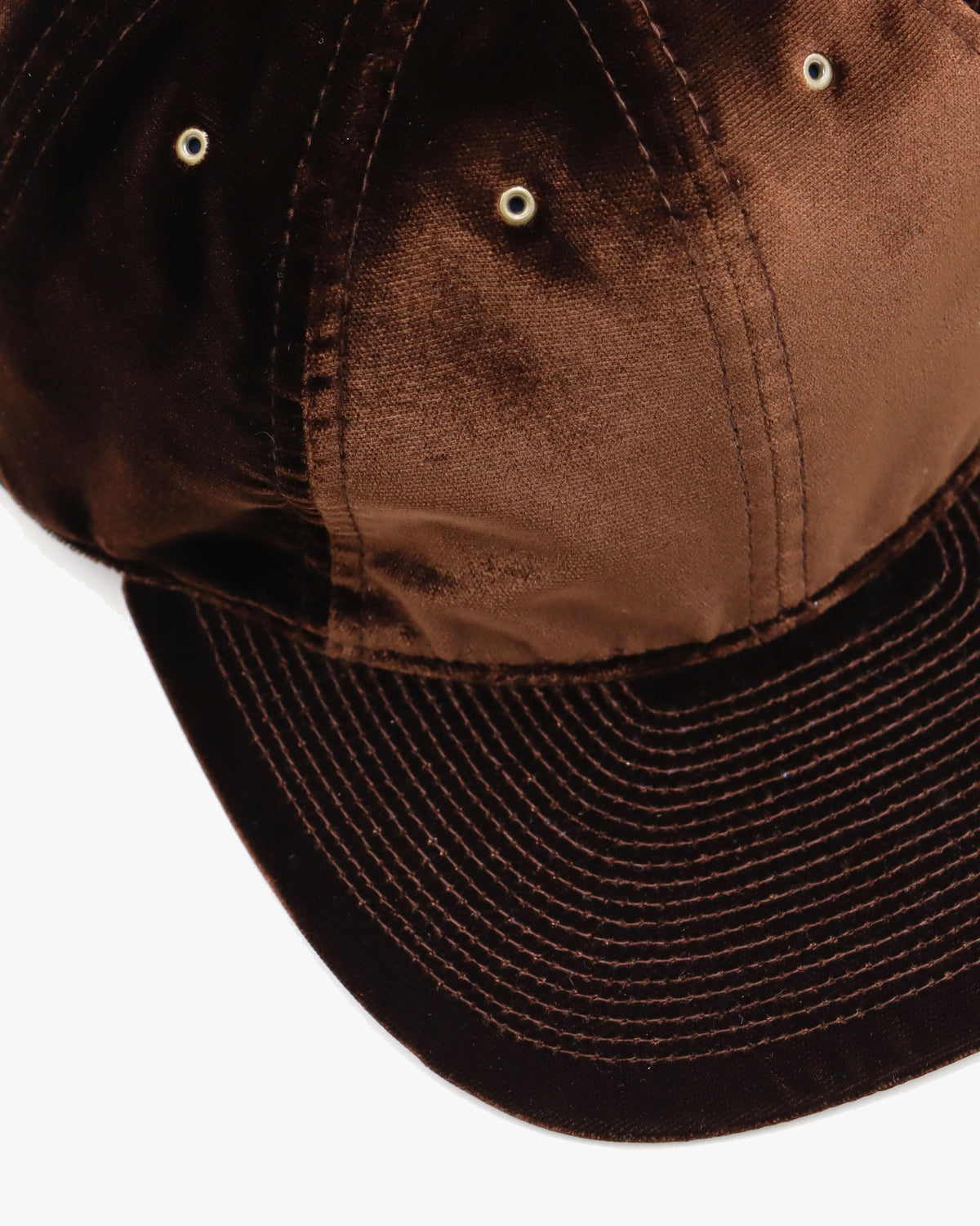 Poten Velvet Cap - Brown