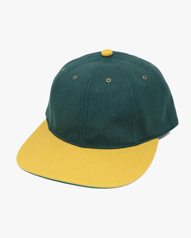 Poten Vintage Hopsack Cap - Green / Yellow