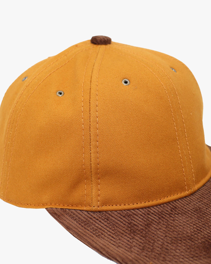 Poten Work Canvas & Cord Cap - Camel