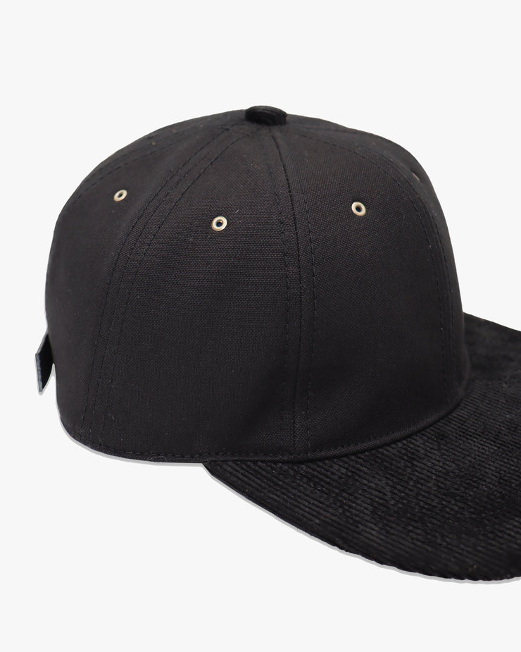 Poten Work Canvas & Cord Cap - Black