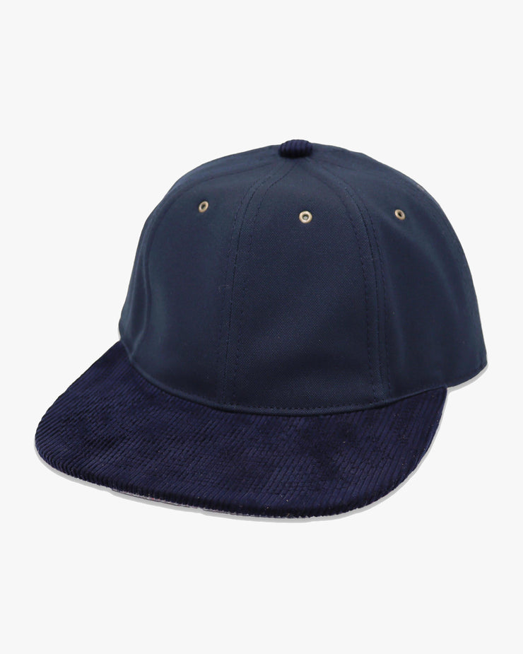 Poten Work Canvas & Cord Cap - Navy