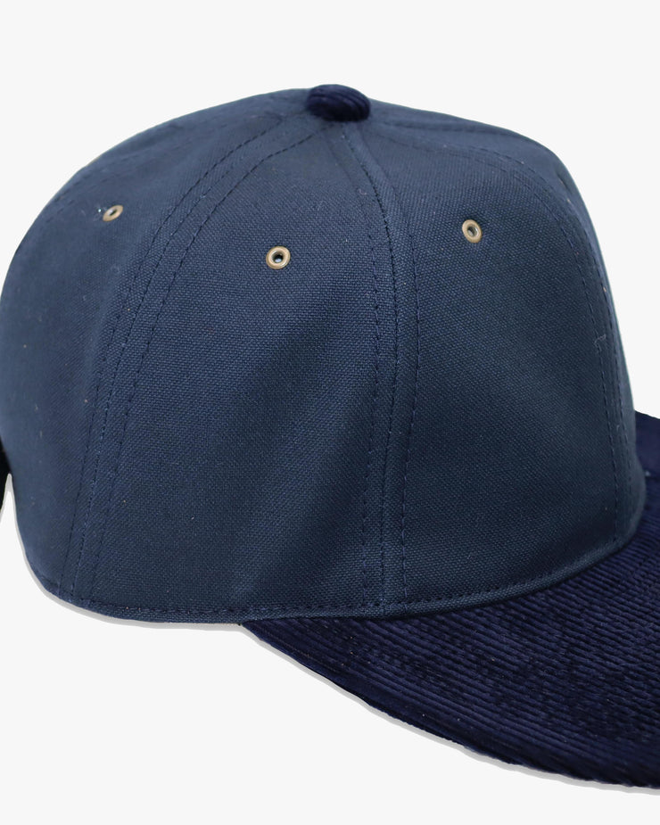 Poten Work Canvas & Cord Cap - Navy