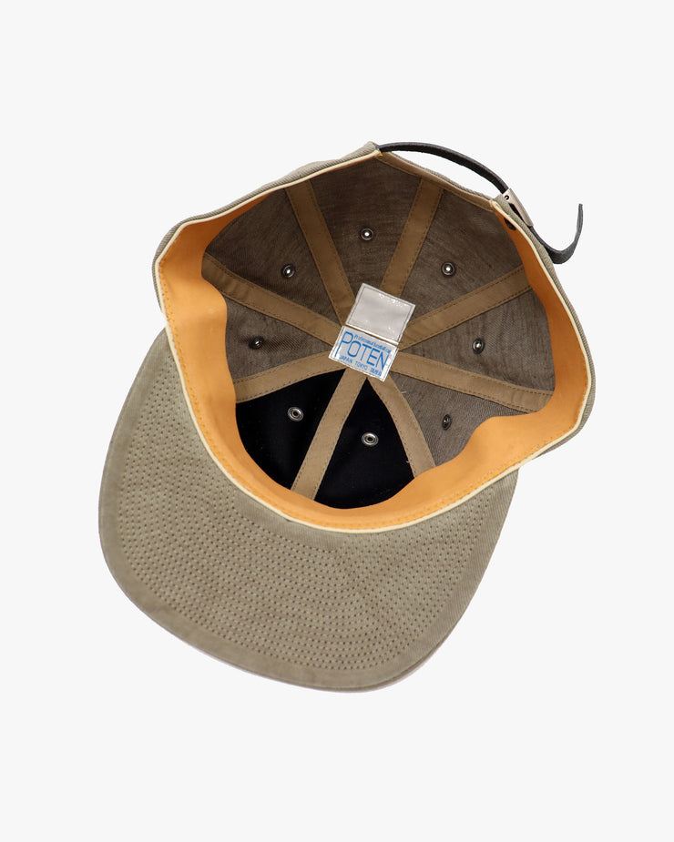 Poten Vintage Linen Twill Cap - Grey