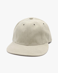 Poten Vintage Linen Twill Cap - White