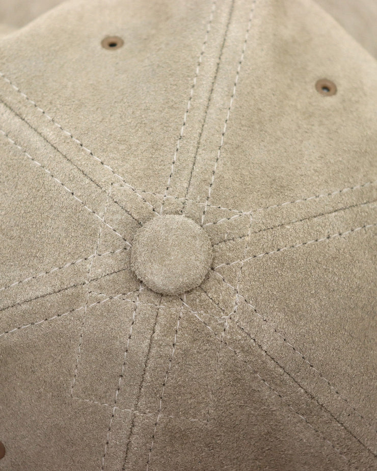 Poten 80's Vintage Brushed Suede Cap - Beige