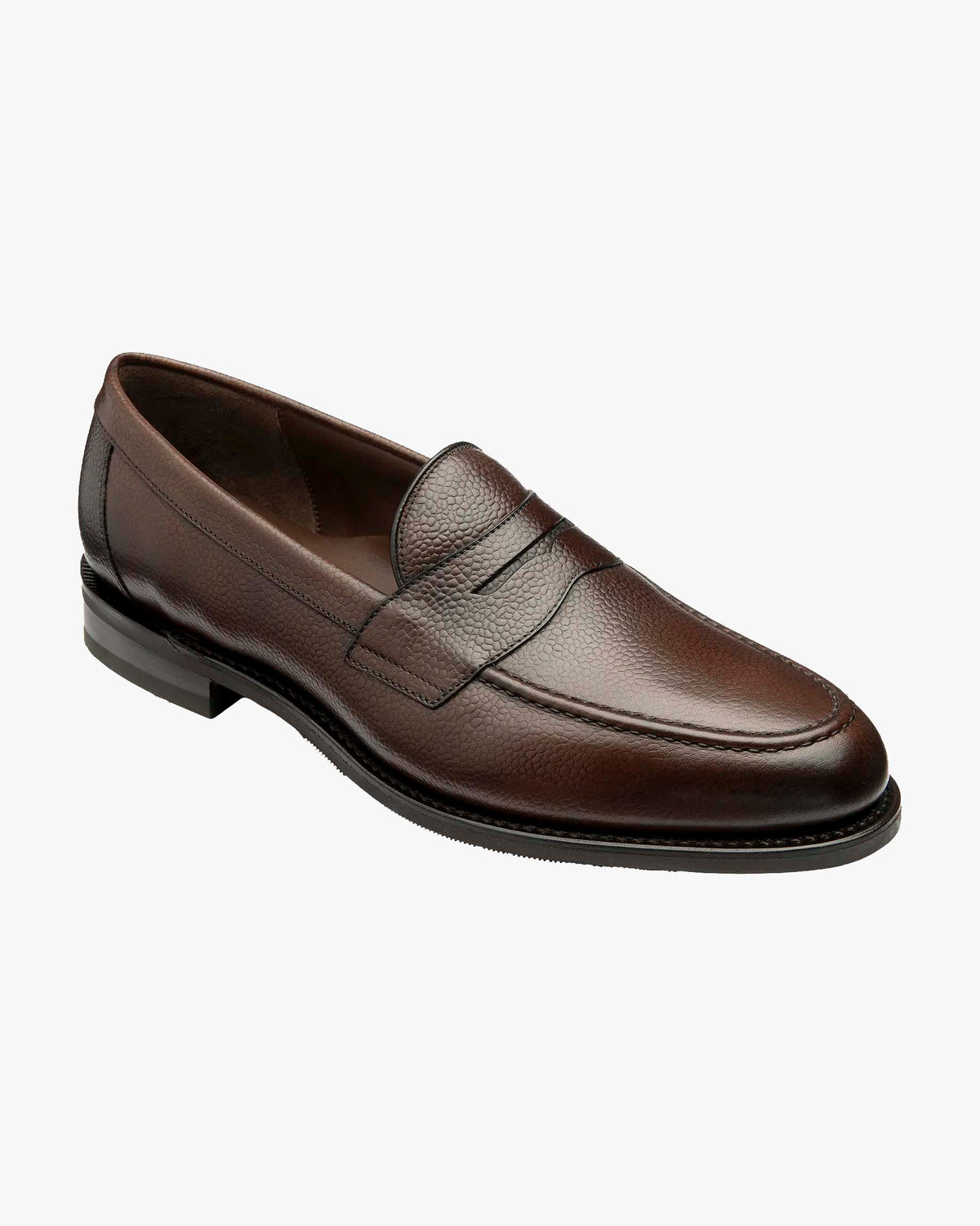 Loake Imperial Professional Saddle Loafer - Dark Brown Grain | Loake Shoemakers Shoes | Jeanstore
