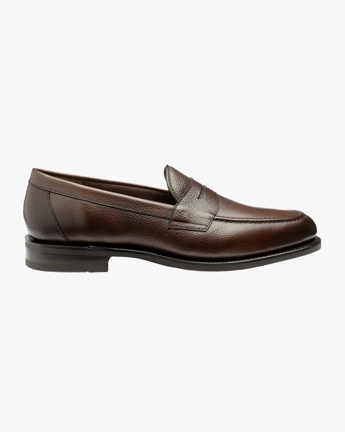 Loake Imperial Professional Saddle Loafer - Dark Brown Grain | Loake Shoemakers Shoes | Jeanstore