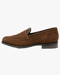 Loake Professional Imperial Saddle Loafer - Brown Suede