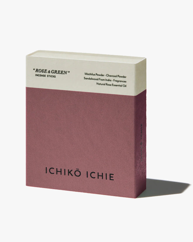 Ichikō Ichie Incense Sticks - Rose & Green | Ichikō Ichie Miscellaneous | JEANSTORE