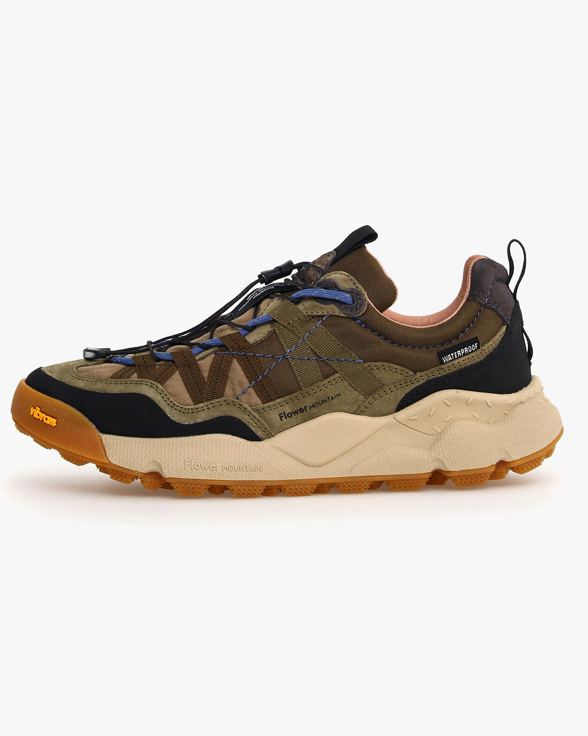 Flower Mountain Iwano 2 Suede & Nylon - Light Brown / Taupe | Flower Mountain Trainers | JEANSTORE