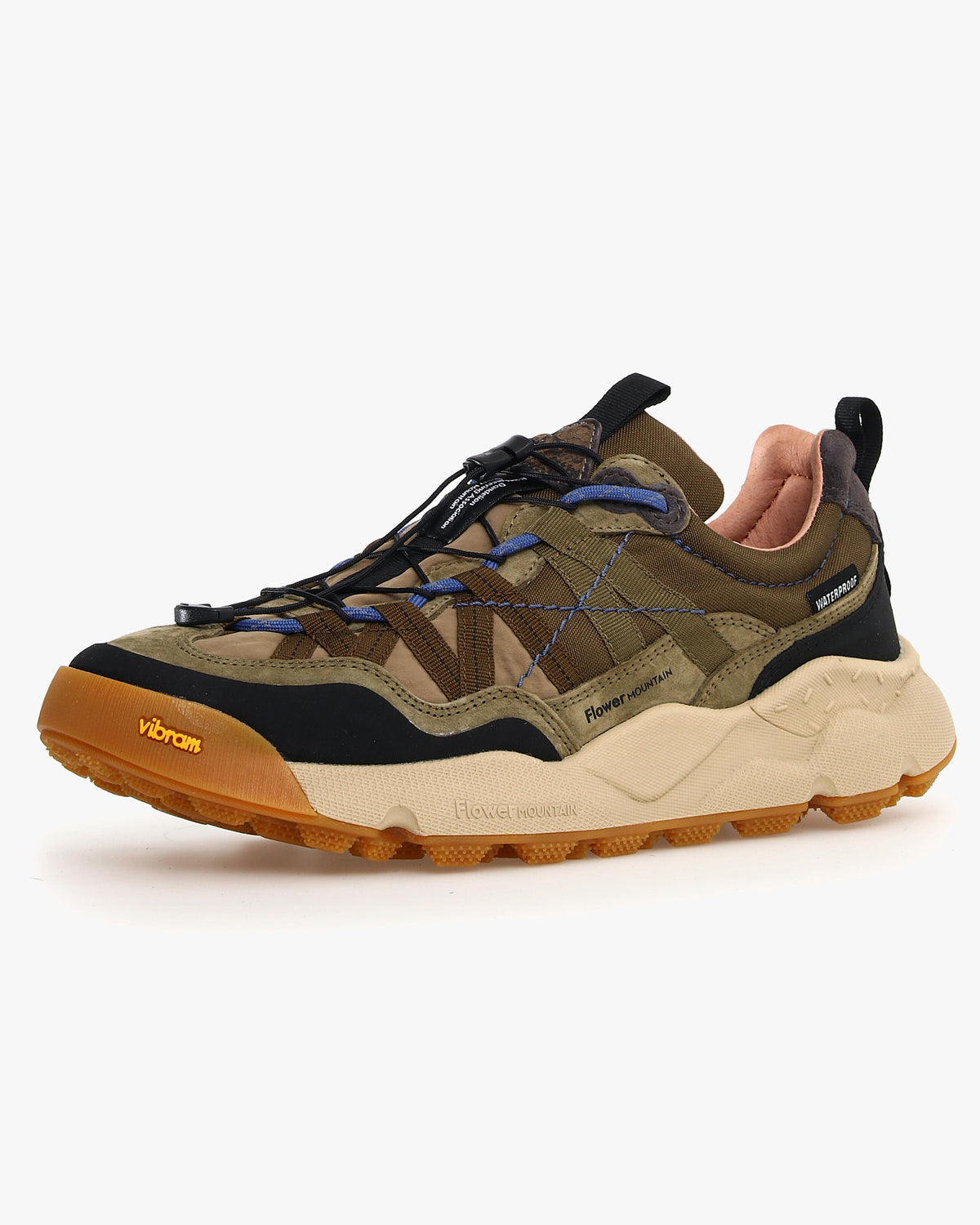 Flower Mountain Iwano 2 Suede & Nylon - Light Brown / Taupe | Flower Mountain Trainers | JEANSTORE