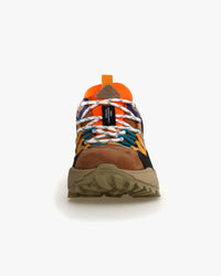 Flower Mountain Iwano Suede & Nylon - Brown / Orange / Azure | Flower Mountain Trainers | JEANSTORE