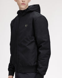 Fred Perry Hooded Brentham Jacket - Black