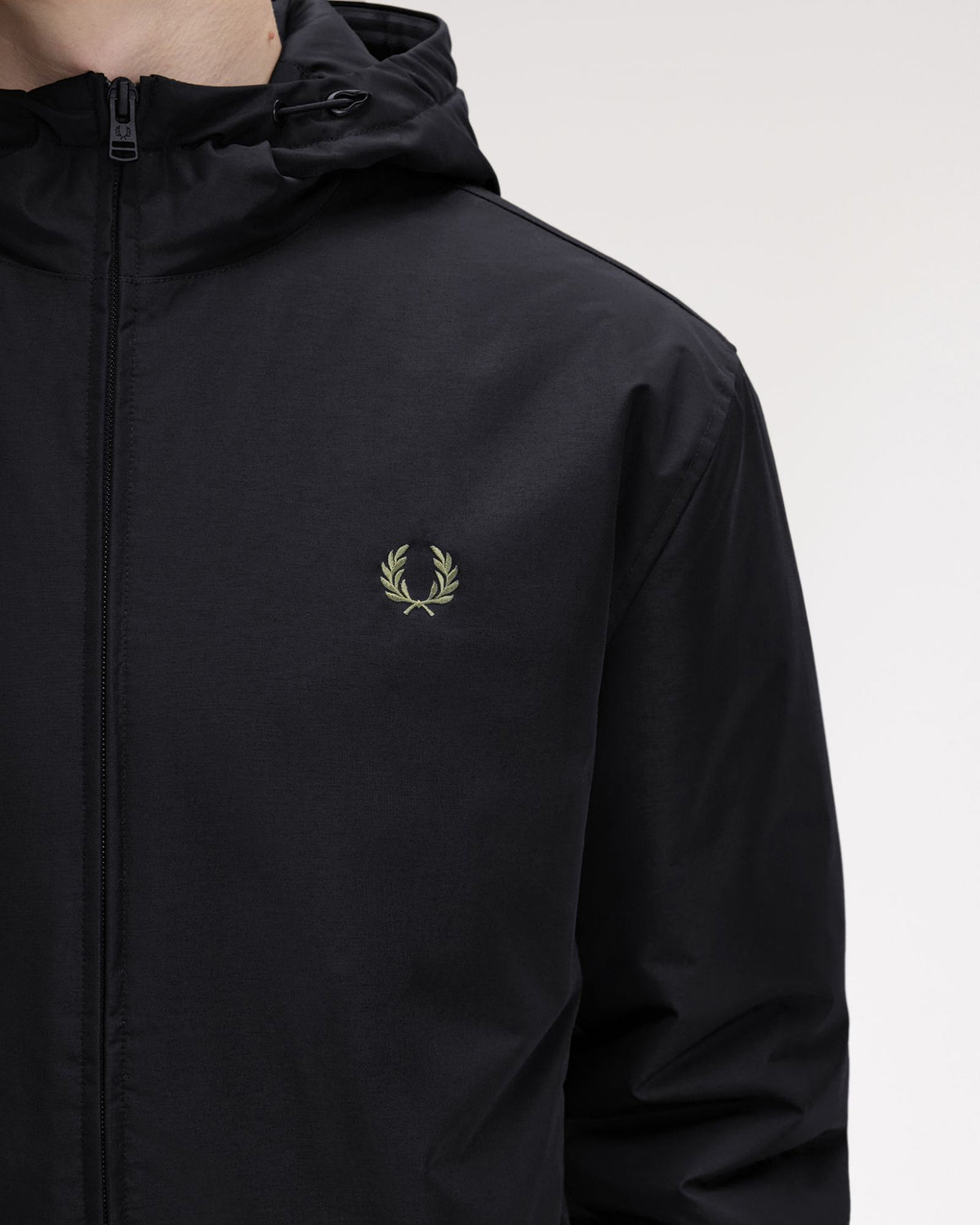 Fred Perry Hooded Brentham Jacket - Black