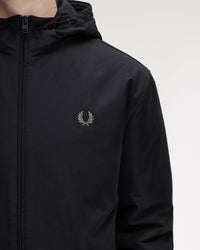 Fred Perry Hooded Brentham Jacket - Black