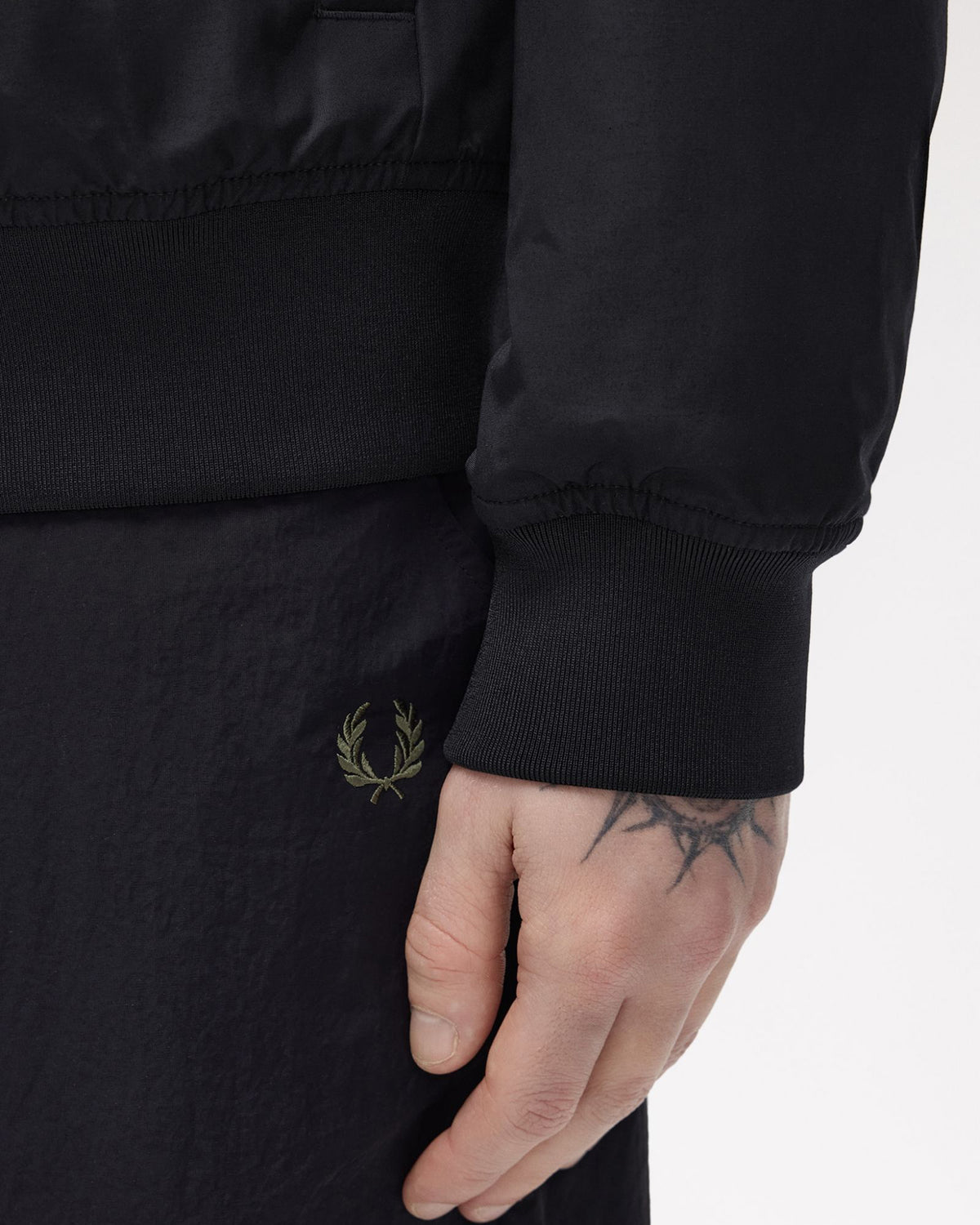 Fred Perry Hooded Brentham Jacket - Black