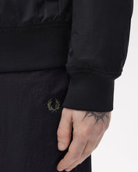 Fred Perry Hooded Brentham Jacket - Black