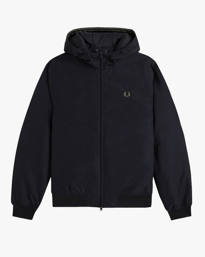 Fred Perry Hooded Brentham Jacket - Black