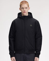 Fred Perry Hooded Brentham Jacket - Black