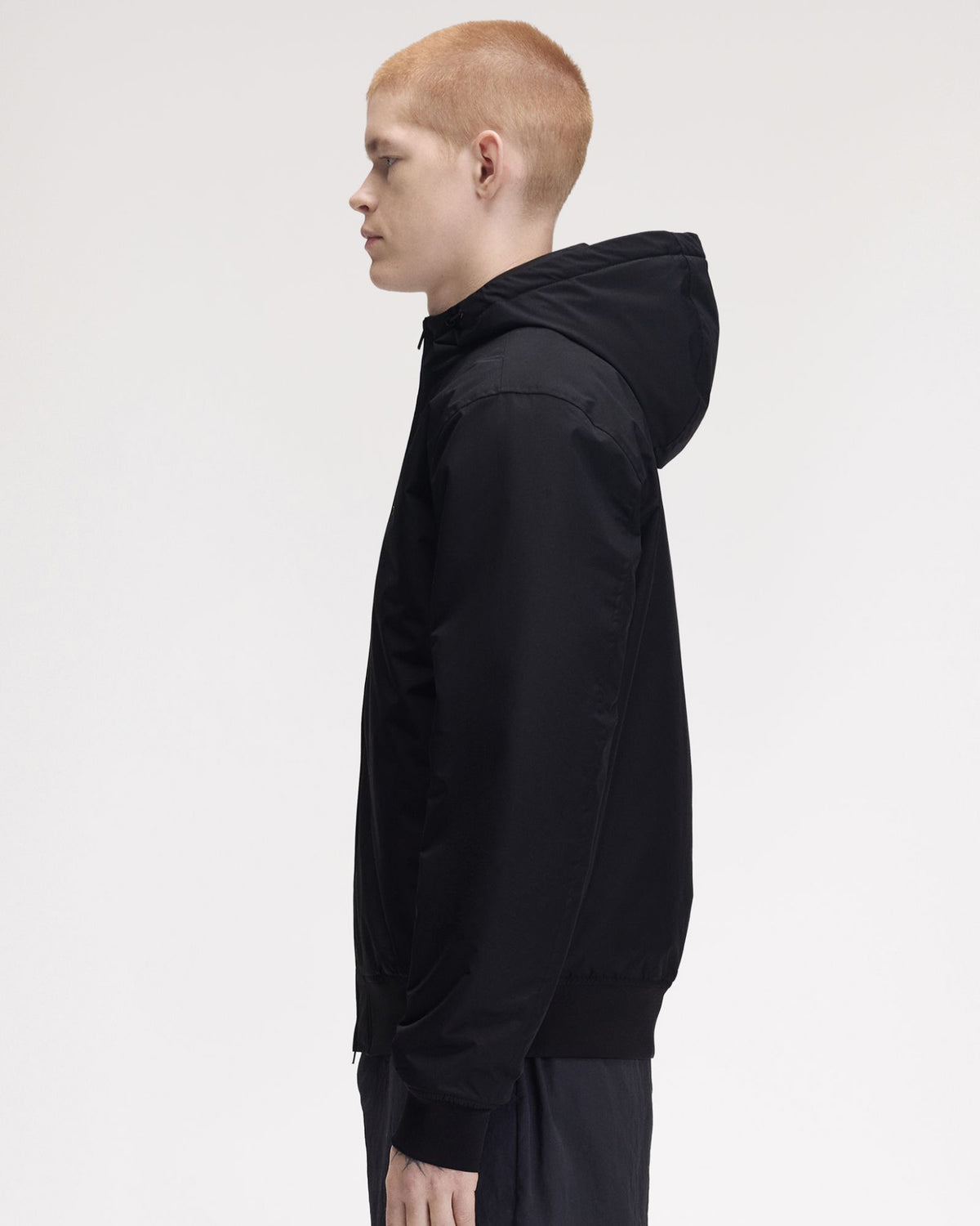 Fred Perry Hooded Brentham Jacket - Black