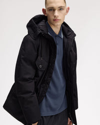 Fred Perry Patch Pocket Puffer Jacket - Black