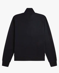 Fred Perry Knitted Front Track Jacket - Black | Fred Perry Jackets & Coats | JEANSTORE