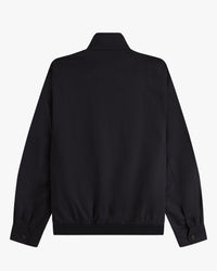 Fred Perry Twill Harrington Jacket - Black | Fred Perry Jackets & Coats | JEANSTORE