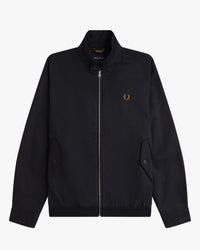 Fred Perry Twill Harrington Jacket - Black | Fred Perry Jackets & Coats | JEANSTORE