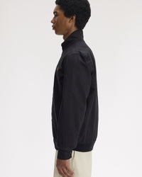 Fred Perry Twill Harrington Jacket - Black | Fred Perry Jackets & Coats | JEANSTORE