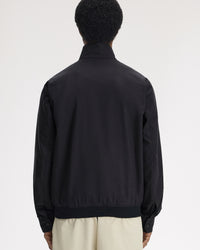 Fred Perry Twill Harrington Jacket - Black | Fred Perry Jackets & Coats | JEANSTORE