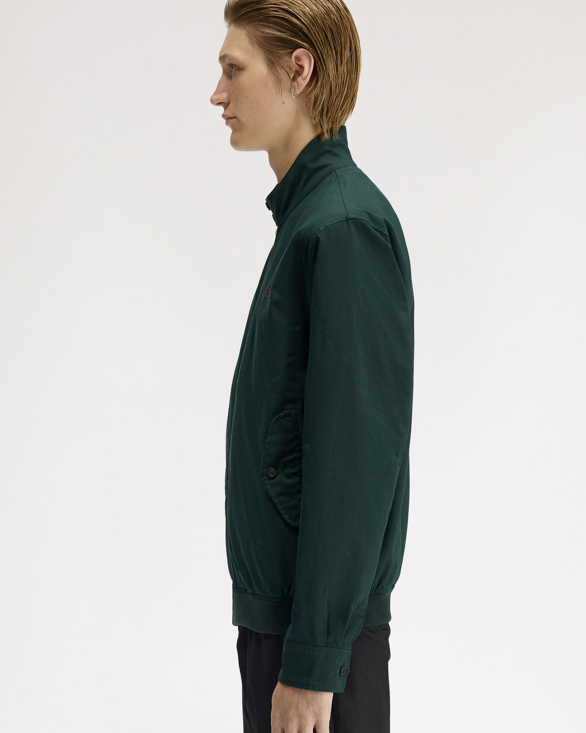 Fred Perry Twill Harrington Jacket - Grassroots