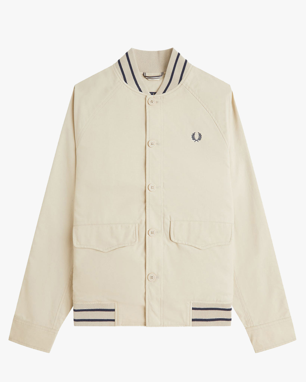 Fred Perry Umpire Bomber Jacket - Oatmeal