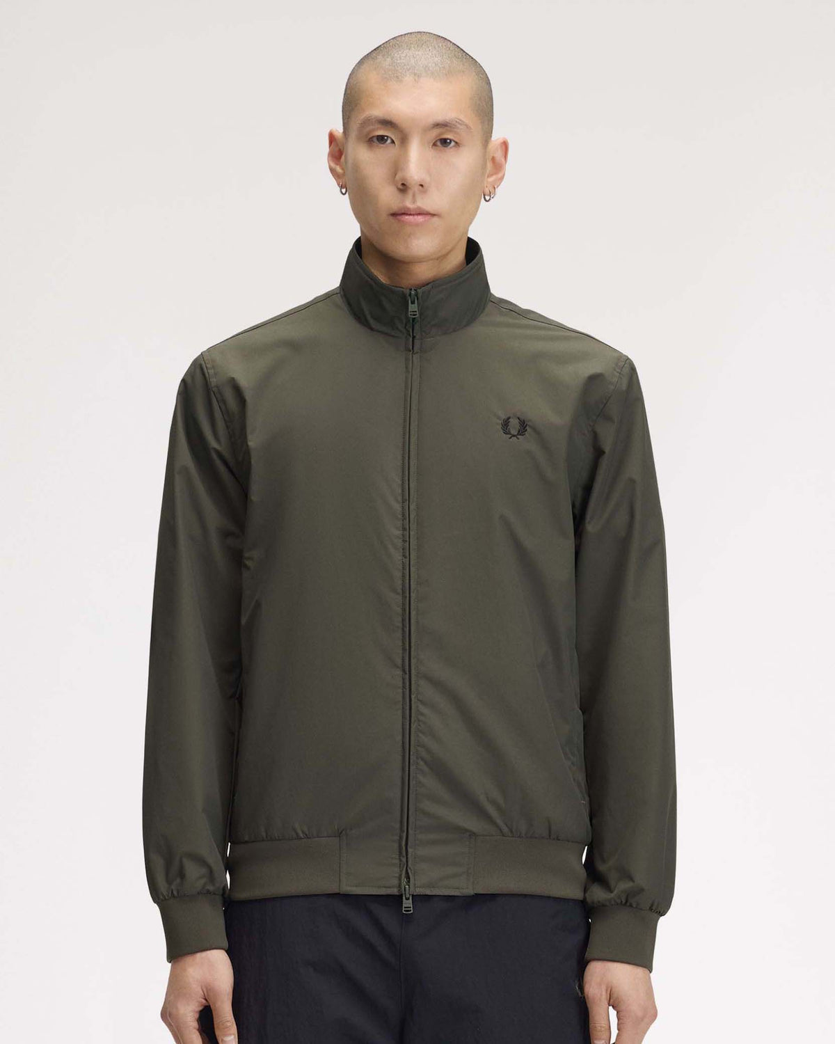Fred Perry Brentham Jacket - Field Green