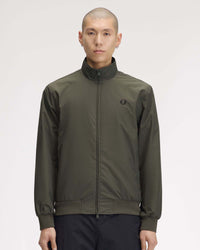 Fred Perry Brentham Jacket - Field Green