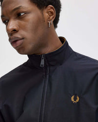 Fred Perry Brentham Jacket - Navy | Fred Perry Jackets & Coats | JEANSTORE